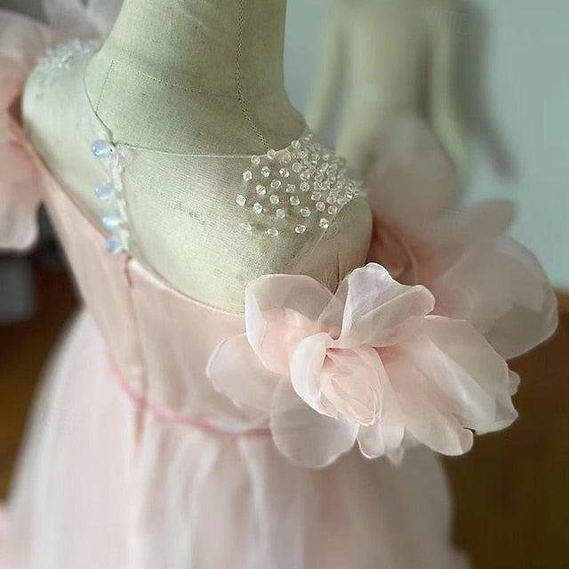 Girl Girls' First Flower Party Communion Dress