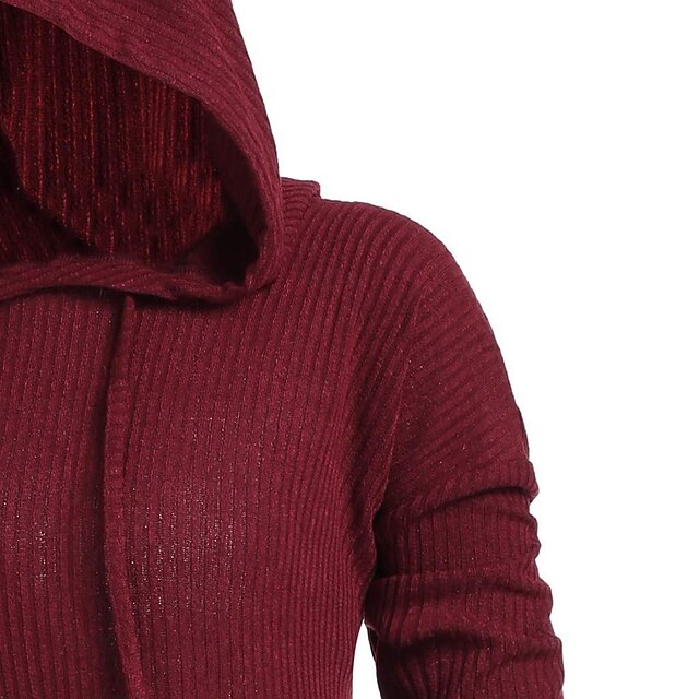 Women's Pullover Solid Color Casual Long Sleeve Regular Fit