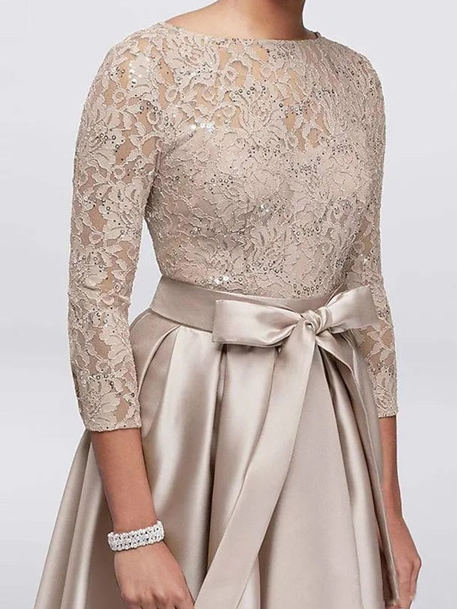 Wedding A-Line Plus the Guest Dress of Bride Size Mother Elegant