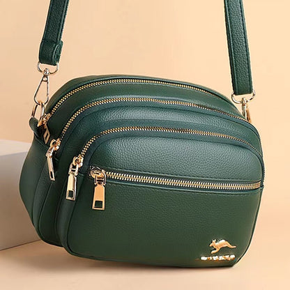 Leather Bag Dome Crossbody Shoulder PU Women's