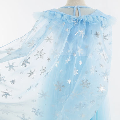 Party Princess Theme Flower Dress Girl Fairytale Frozen Elsa