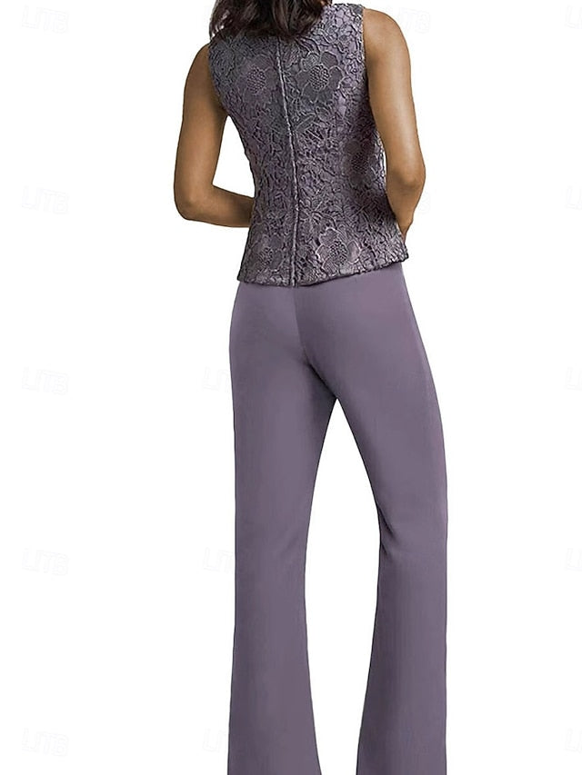 the Simple Wedding Elegant Bride of Mother Guest Dress Pantsuit