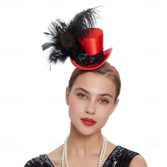 Fascinators Hat for Women Tea Party Headband Mini top Hats