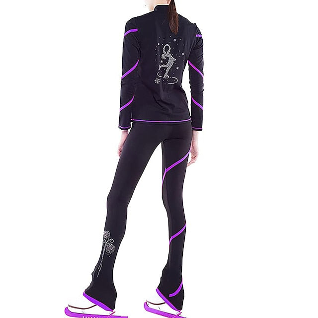 Figure Skating Jacket with Pants Women's Girls' Ice