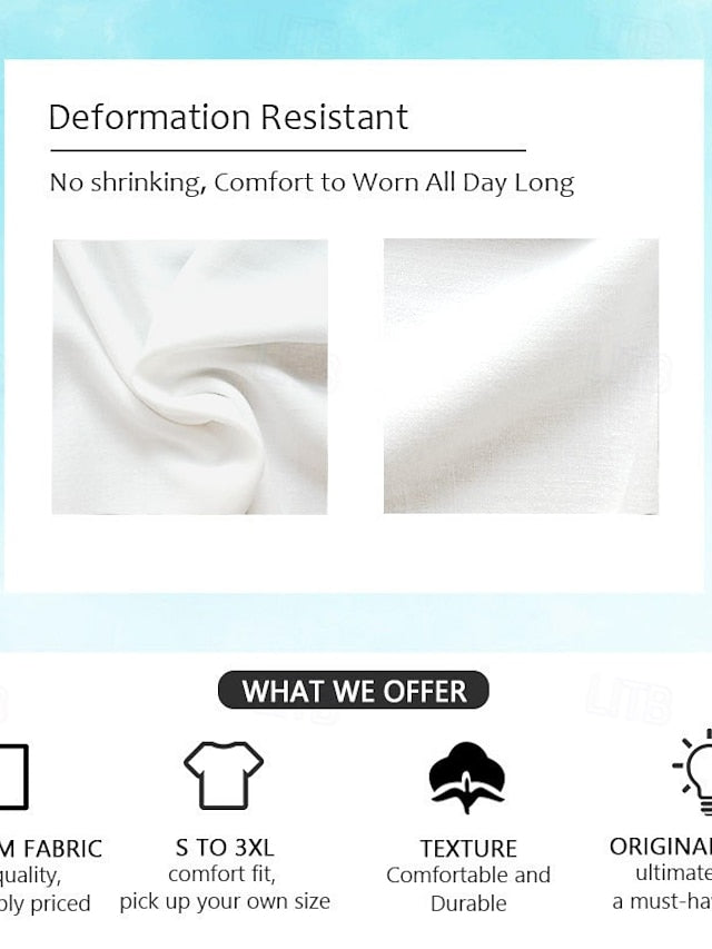 Women's Shirt Linen Like Breathable Lightweight Floral