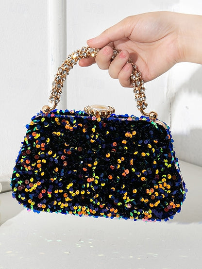 Evening Vintage Sequin Women's Embellished Clutch – Bag
