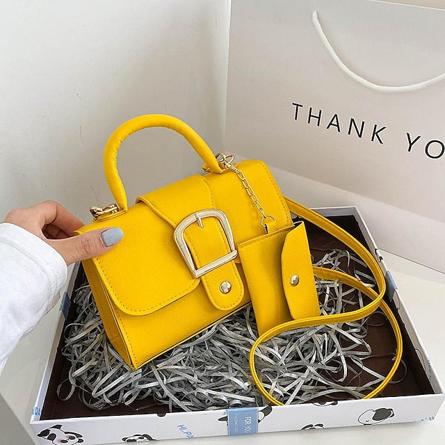 Daily Handbag Leather Women's PU Crossbody Bag Durable