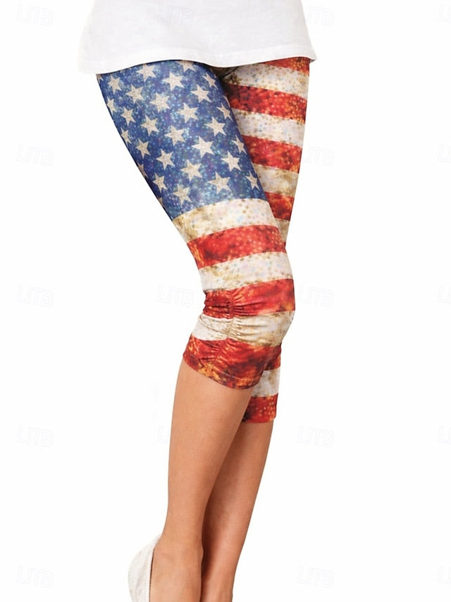 American Independence Day Women's Leggings Vacation Fashion