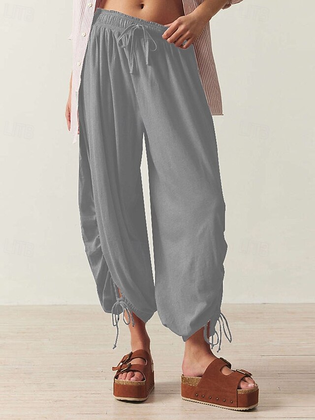 Women's Chinos Bloomers Vacation Streetwear Casual Full