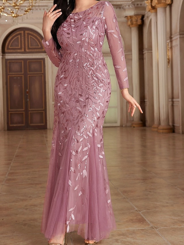 Bride of Neck Elegant Dress the Party Floor Mother Crew