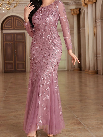 Bride of Neck Elegant Dress the Party Floor Mother Crew