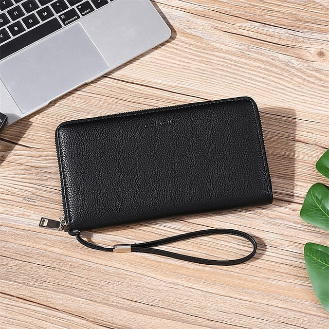 Leather Bag Outdoor Mobile Wallet Daily Women's Phone PU