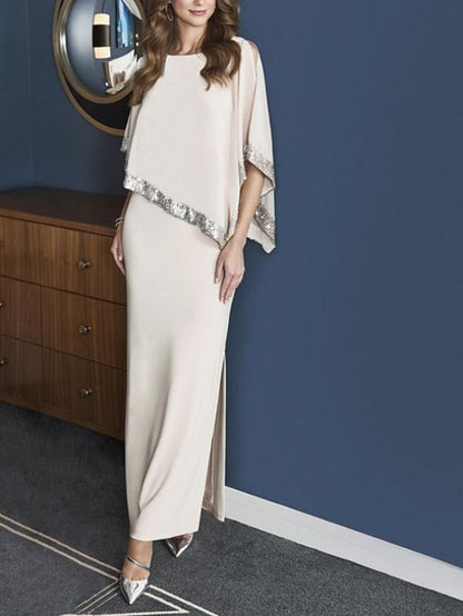 Beach Sheath Mother Guest of Dress Bride the Wedding