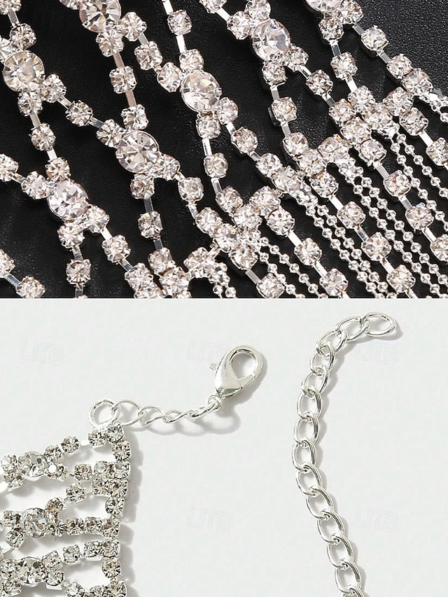Crystal – Rhinestone Hand Luxury Women's Bracelet Chain
