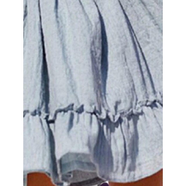 Women's Lace Dress Mini Dress Lace Patchwork Vacation Beach