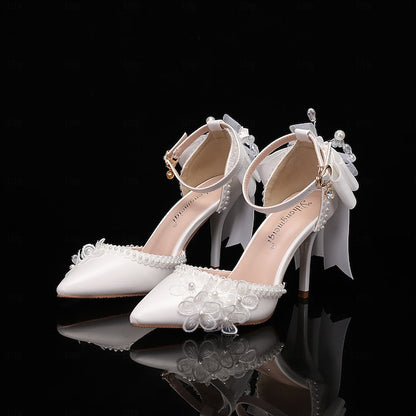Wedding Party Women's White Shoes