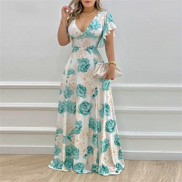 Women's Long Dress Maxi Dress Cocktail Dress Floral Dress
