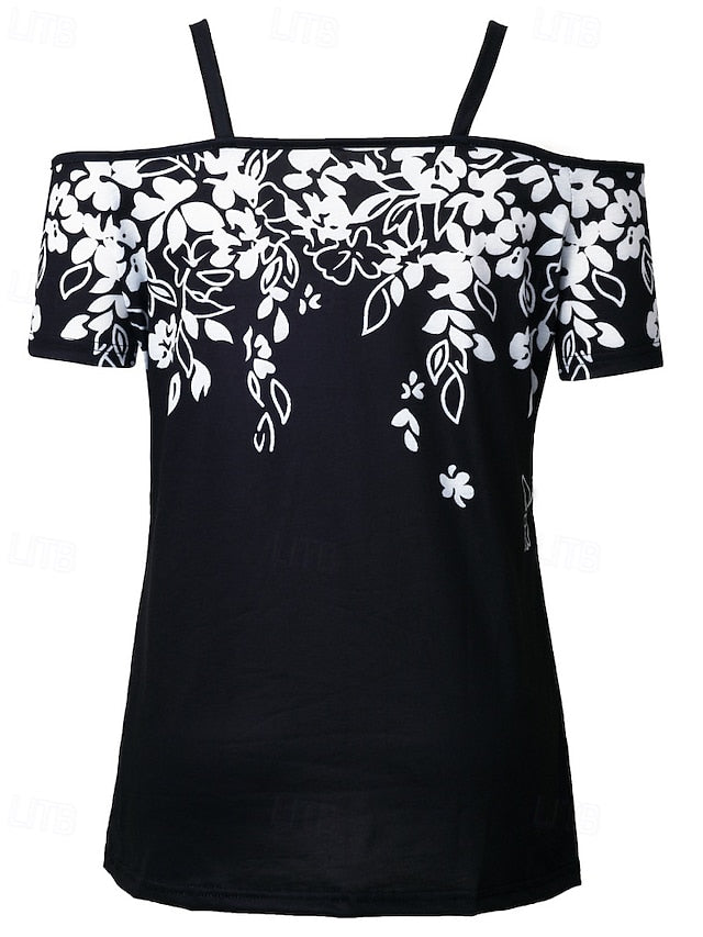 Women's Blouse Camisole Tank Top Print Floral Stylish