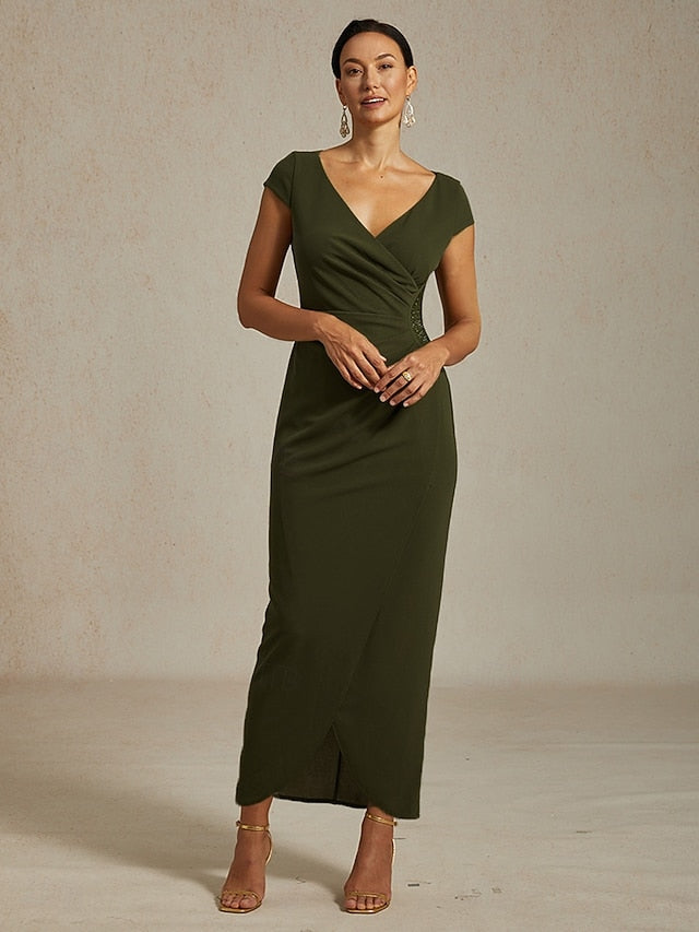 Women's Maxi Dress Sheath Dress Elegant Regular Fit Solid