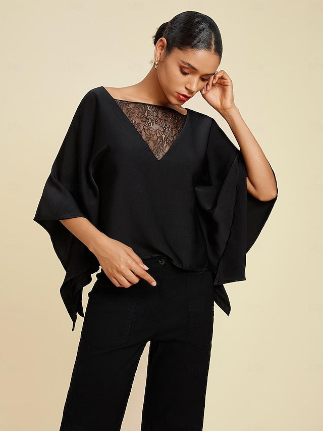 Women's Summer Tops Solid / Plain Color Casual Daily