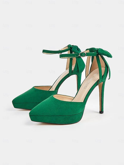 Elegant with Heels Platform Ankle Strap Women's Stiletto