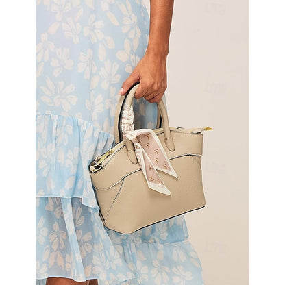 Daily Holiday Handbag Bag Women's Office PU Leather Bucket