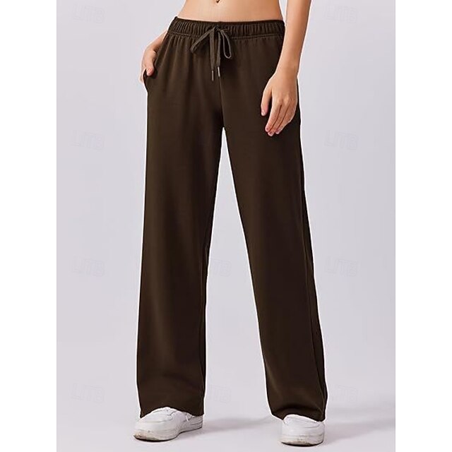 Women's Pants Sets Long Sleeve V Neck Solid Color