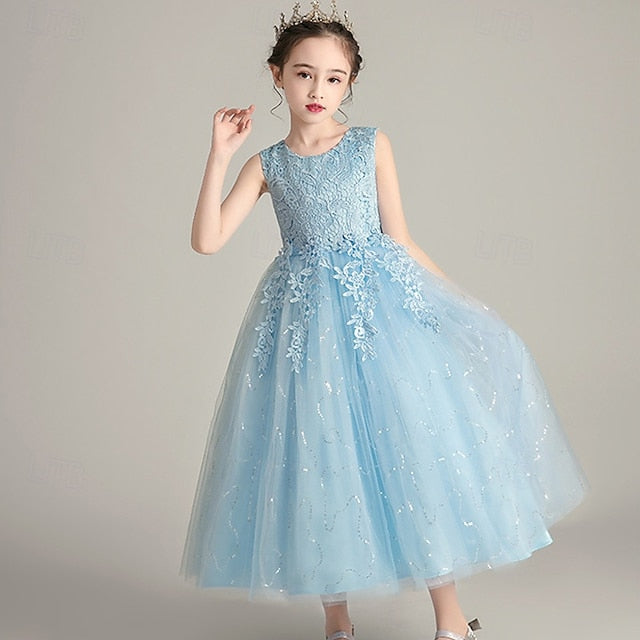 Dress Princess Flower Girl Girls' Kid's