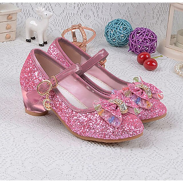 Shoes Jane Princess Glitter Mary Party Sparkling Girls' –