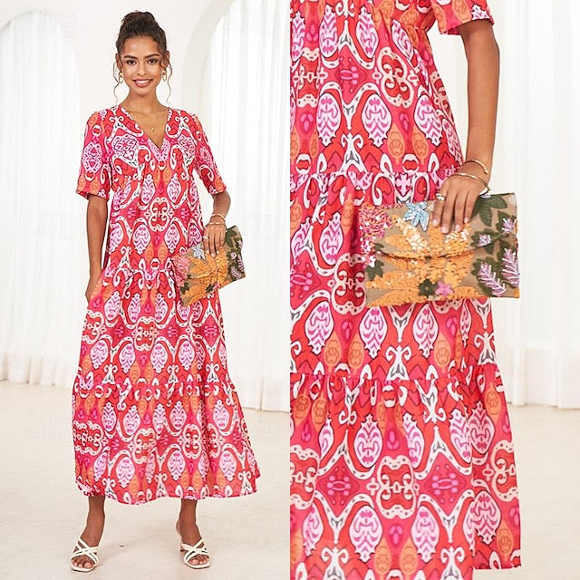 - Women's Floral Clutch Handheld Embroidered Evening Bag