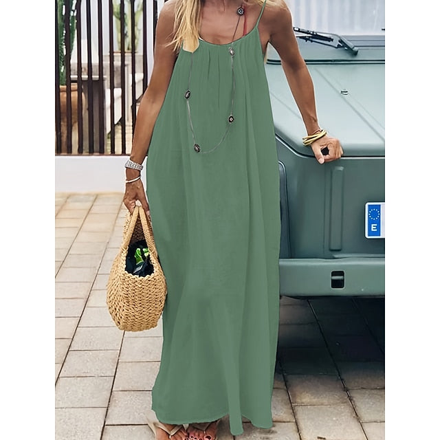 Women's Maxi Dress A Line Dress Vacation Casual Holiday