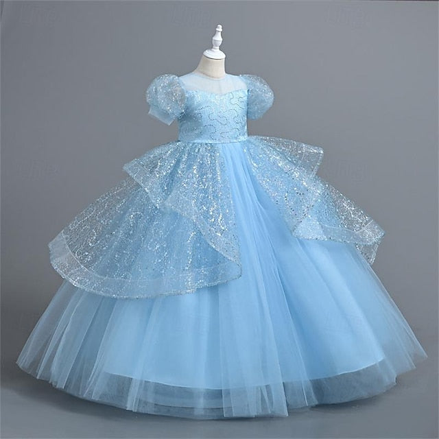 Girls' Girl Dress Wedding Performance Party Flower