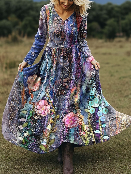 Women's Maxi Dress A Line Dress Vacation Casual Boho Beach