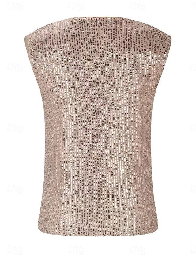 Women's Sequin Sparkly Party Glitter Sequins Solid Color