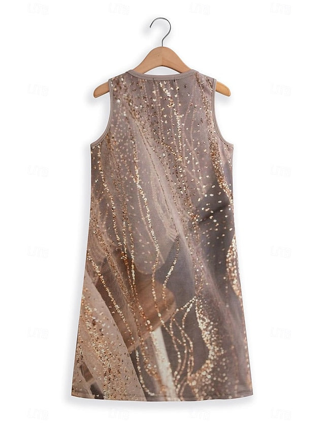 Women's Midi Dress T Shirt Dress Tee Dress Sundress Summer