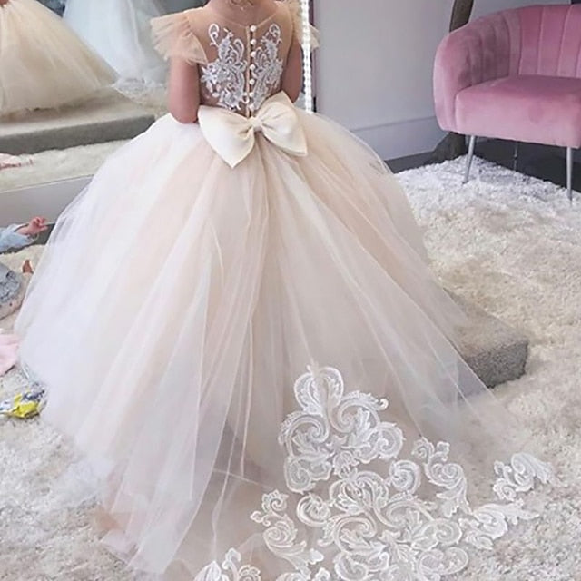 Girls' Dress Party Girl Communion First Flower