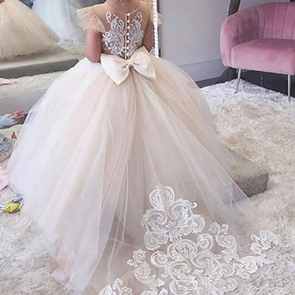 Girls' Dress Party Girl Communion First Flower