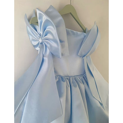 Flower Girls' Dress Color Kids Girl Solid Party