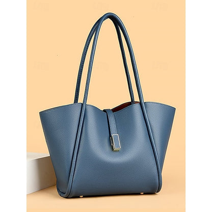 Green Faux Tote Women's Bag Leather