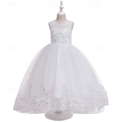 Princess Kid's Girl Girls' Flower Dress
