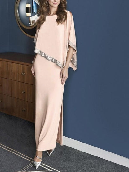 Beach Sheath Mother Guest of Dress Bride the Wedding