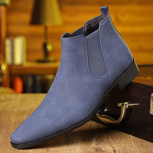 Business Boots Ankle Boots- for Chelsea Casual Men's