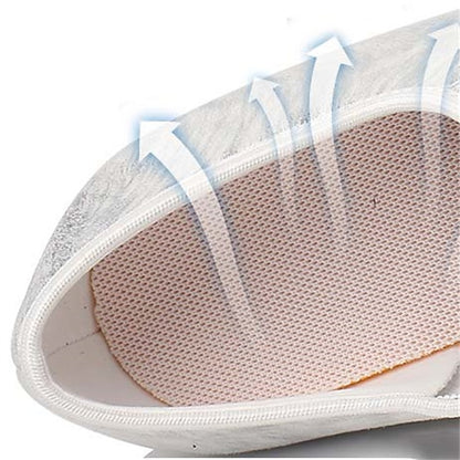 White Elegant Latin Dance Women's Comfortable Shoes with