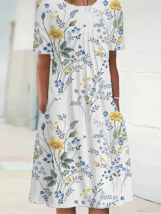 Women's Midi Dress Casual Dress Summer Dress Streetwear