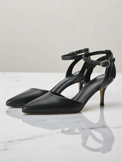 Ankle Glitter Heels Gold Strap Women's