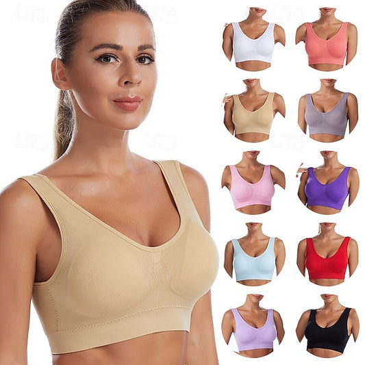 Women's Yoga Bra Pilates Bra Sports Bra Bra Top Push Up