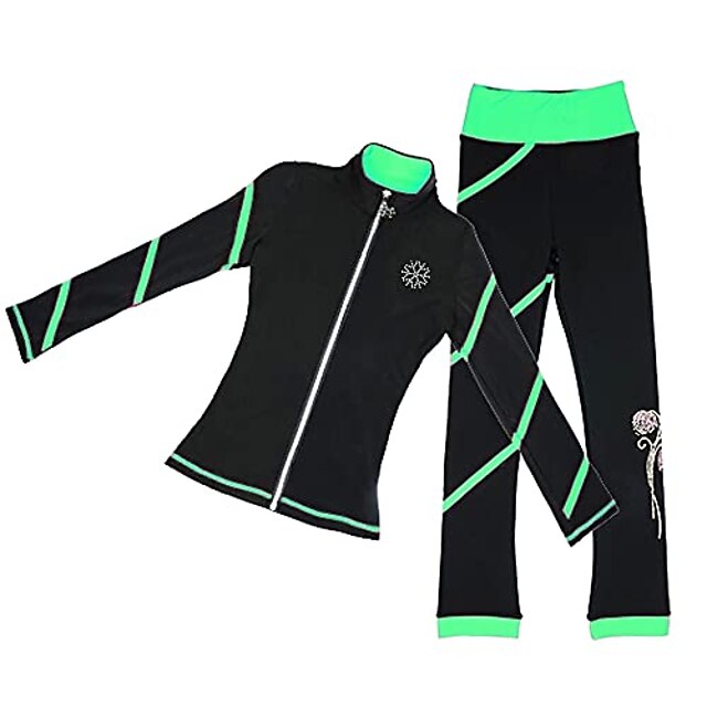Figure Skating Jacket with Pants Women's Girls' Ice