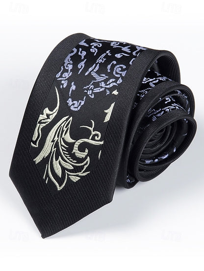Narrow - 6cm Tie Pattern Positioning Stripe Men's
