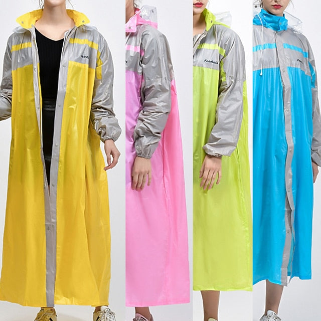 Men's Women's Rain Poncho Waterproof Hiking Jacket