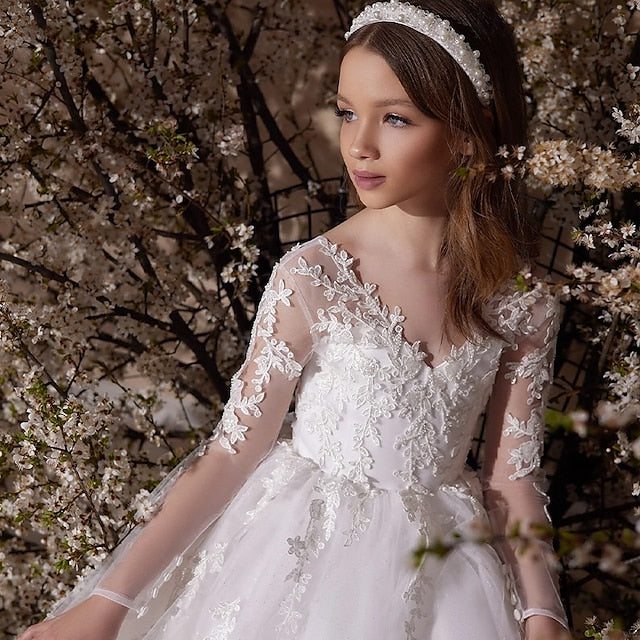 Dress Girl First Flower Girls' Formal Princess